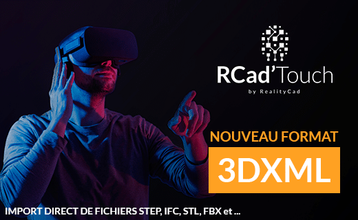3DXML RCad'Touch AR VR